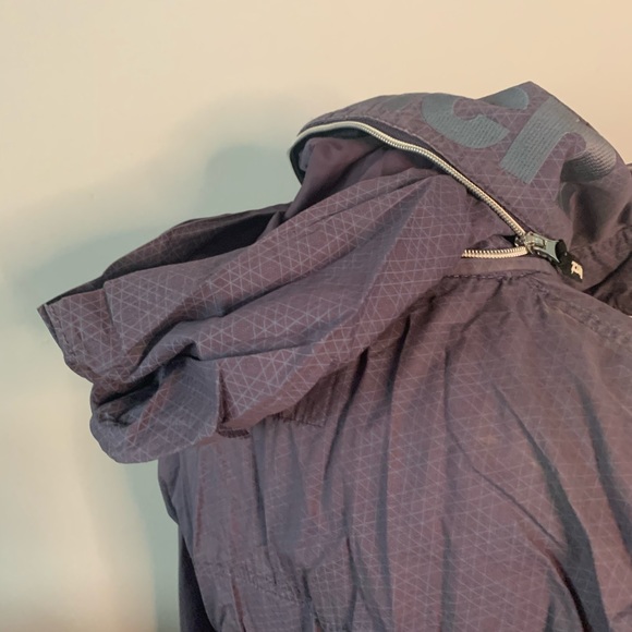Bench Purple Windbreaker with Hood in Collar - Picture 8 of 10
